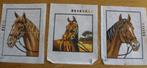 3x Borduurstramien Paarden, Hobby en Vrije tijd, Borduren en Borduurmachines, Ophalen of Verzenden, Nieuw, Handborduren, Onderdeel of Toebehoren