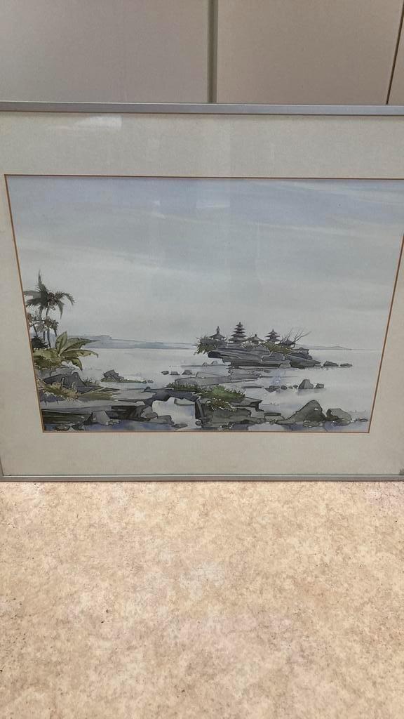 Andries v . d.Beek (1925-2018) Bali, Antiek en Kunst, Kunst | Schilderijen | Klassiek, Ophalen of Verzenden