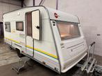 Caravan Burnster Ventana 440 TS - Fransbed, Voortent+Luifel!, Kachel, Bedrijf, Treinzit, 750 - 1000 kg