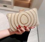 Nieuwe Avondtasje met Parel Details, Ophalen, Nieuw, Beige, Avondtasje