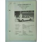 Ford Corsair V4 Vraagbaak losbladig 1965-1966 #4 Nederlands, Gelezen, Ophalen of Verzenden, Ford