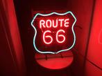 Neon orgenele Route 66 kan staand en opgehangen worden, Ophalen of Verzenden, Gebruikt, Lichtbak of (neon) lamp