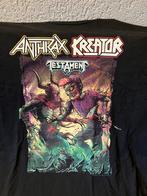 Anthrax Kreator Testament 2024 Tour T-shirt - 2XL, Zwart, Overige maten, Ophalen of Verzenden, Zo goed als nieuw