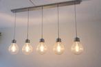 Hanglamp met 5 lichtpunten, Huis en Inrichting, Lampen | Hanglampen, Gebruikt, Dutch Light Design, Ophalen of Verzenden, Glas