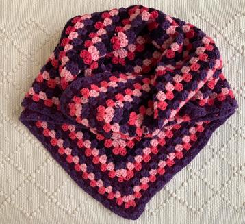 Handmade Gehaakte Crochet Sjaal mooie kleuren!! beschikbaar voor biedingen