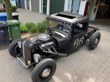 Ford hotrod 1930 pick-up ragtop op kloppend NL kenteken v8 beschikbaar voor biedingen