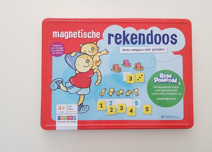 Rom pom pom rekendoos, Kinderen en Baby's, Speelgoed | Educatief en Creatief, Gebruikt, Taal en Lezen, Ophalen of Verzenden
