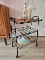 Vintage 60s Nisse Strinning style lectuur trolley, Ophalen of Verzenden, Gebruikt