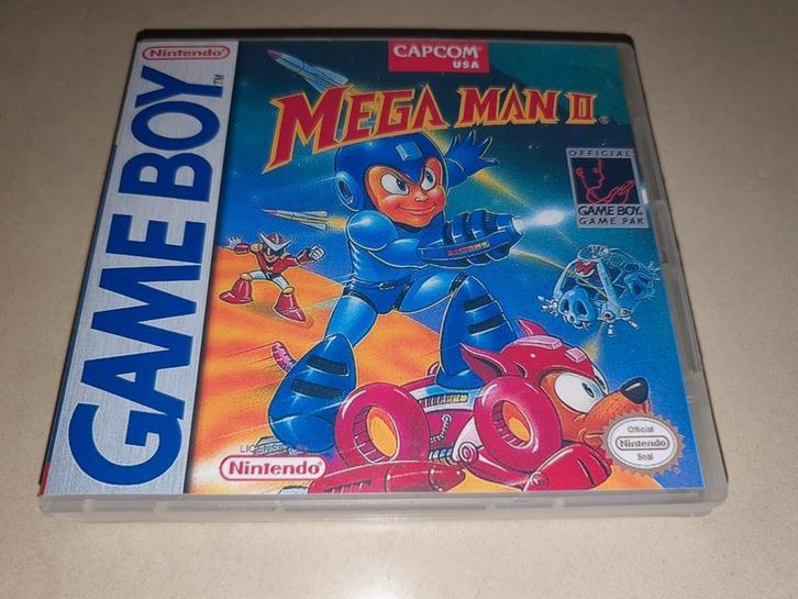 Mega Man II Game Boy GB Game Case, Spelcomputers en Games, Games | Nintendo Game Boy, Zo goed als nieuw, Avontuur en Actie, 1 speler
