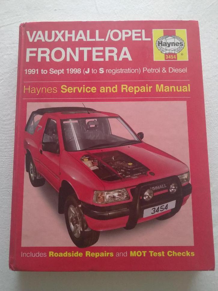 0045 - Haynes FRONTERA Service and Repair Manual, Auto diversen, Handleidingen en Instructieboekjes, Ophalen of Verzenden