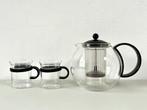 Theepot met glazen van Bodum, Glas of Glazen, Ophalen of Verzenden, Overige stijlen, Glas