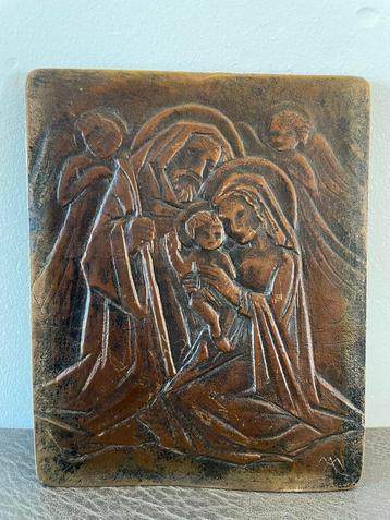 Mari Andriessen NL | bronzen plaquette | religieus | 1935 beschikbaar voor biedingen