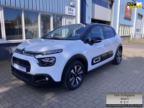 Citroen C3 -1.2 PureTech 110pk EAT6 Shine Trekhaak Navi Crui, Auto's, Citroën, Te koop, C3, ABS, Airbags, Airconditioning, Alarm