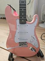 Beginners elektrische gitaar roze, Ophalen of Verzenden, Nieuw, Solid body, Overige merken