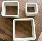3x wit wandvak / kubus, Ophalen of Verzenden, Zo goed als nieuw