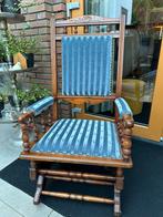 Fraaie Engelse schommelstoel, Huis en Inrichting, Stoelen, Ophalen, Gebruikt, Blauw, Eén