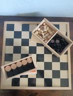 Schaak+ dam spel, Hobby en Vrije tijd, Gezelschapsspellen | Bordspellen, Ophalen, Zo goed als nieuw