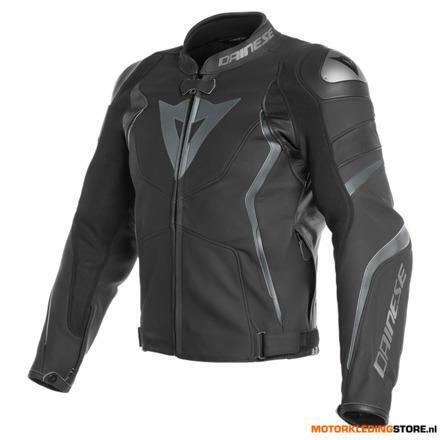 Dainese AVRO 4 LEATHER JACKET, Mat Zwart-Antraciet, Motoren, Kleding | Motorkleding, Nieuw met kaartje, Ophalen of Verzenden
