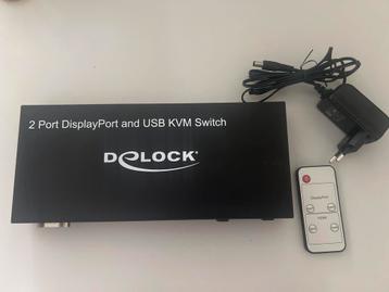 DeLock DisplayPort KVM switch 4K beschikbaar voor biedingen