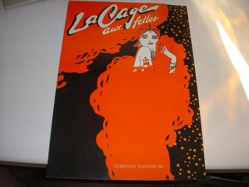 Uitnodiging première musical La Cage aux folles uit 1995, Verzamelen, Muziek, Artiesten en Beroemdheden, Gebruikt, Gebruiksvoorwerp