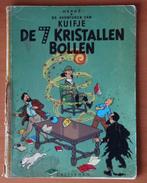 Kuifje – De 7 Kristallen Bollen-1948, softcover, Gelezen, Eén stripboek, Ophalen of Verzenden, Hergé