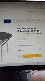 Nieuwe camping tafel ovaal, opvouwbaar, Bocamp 1.20x80, Ophalen of Verzenden, Nieuw, Campingtafel