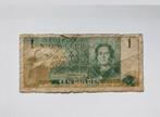 Nieuw Guinea 1 gulden 1954 gratis verzending, Ophalen of Verzenden, 5 gulden