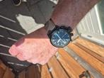 U-Boat U-CN48 chrono quartz, Sieraden, Tassen en Uiterlijk, Horloges | Heren, Overige merken, Leer, Staal, Ophalen of Verzenden