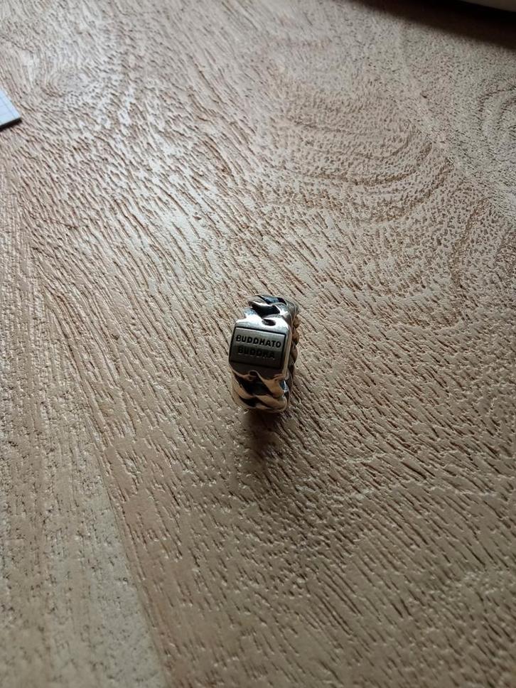 Buddha to Buddha Ring Zilver, Sieraden, Tassen en Uiterlijk, Ringen, Zo goed als nieuw, Dame of Heer, 19 tot 20, Zilver, Zilver