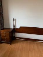 Achterwand bed met kastjes, Ophalen of Verzenden, Gebruikt, Tweepersoons, Klassiek
