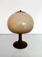Vintage bruine Herda Mushroom lamp, Huis en Inrichting, Ophalen of Verzenden, Zo goed als nieuw, Minder dan 50 cm