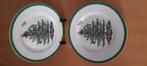 Spode christmas tree gebaksbordjes diameter ca 20 cm, Antiek en Kunst, Ophalen of Verzenden