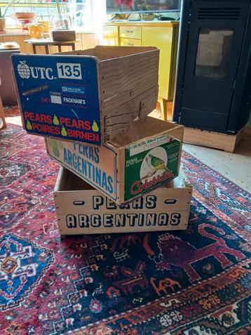 Retro Fruit kisten  beschikbaar voor biedingen