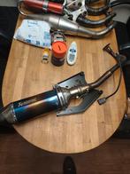 Echte Akrapovic uitlaat gy6, Kymco, sym orbit 1, Ophalen of Verzenden, Zo goed als nieuw, Uitlaat