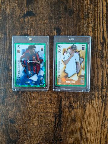 Yamal Barcelona & Güler Real Madrid Green Emerald Topps  beschikbaar voor biedingen