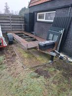 Tekoop lange aanhanger on geremt met kenteken, Ophalen of Verzenden