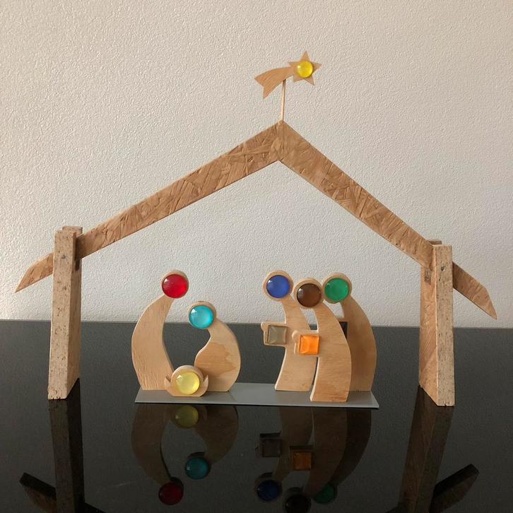 Gestileerde kerststal, Dieren en Toebehoren, Vogels | Toebehoren, Nieuw, Ophalen of Verzenden