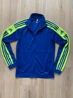 Adidas trainingsjack blauw/groen, Blauw, Ophalen of Verzenden, Zo goed als nieuw, Adidas