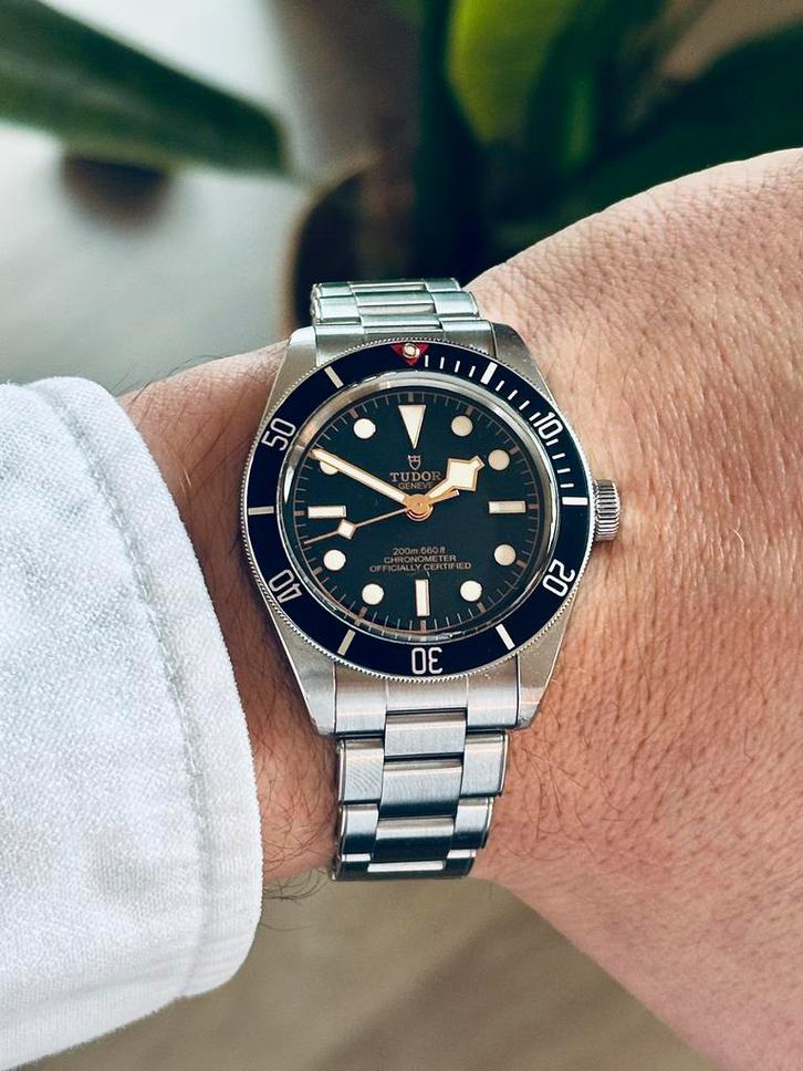 Tudor Black Bay 58, Sieraden, Tassen en Uiterlijk, Horloges | Heren, Zo goed als nieuw, Polshorloge, Overige merken, Staal, Staal