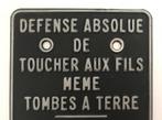 Frans waarschuwings- /  verbodsbord Danger de Mort, Ophalen of Verzenden