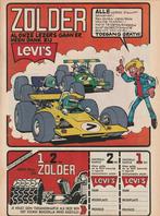 Retro reclame 1971 Levi's jeans spijkerbroeken racewagens, Verzamelen, Verzenden, Overige typen