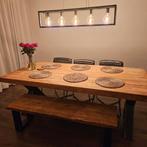 Eettafel, Ophalen, Eikenhout, 200 cm of meer, 50 tot 100 cm