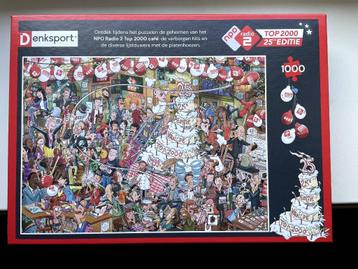 Denksport - Radio2 Top 2000 limited legpuzzel 1000 stukjes beschikbaar voor biedingen
