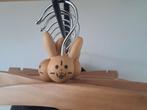 Leuke houten kinder kleding hangers konijntjes, Ophalen, Zo goed als nieuw, Kapstokje