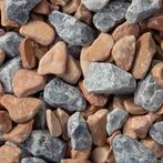 Baltic blend siergrind grijsblauwe zachtoranje kiezel border, Overige materialen, Verzenden, Nieuw, Grind