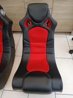 2 Game Stoelen - Zwart/Rood, Huis en Inrichting, Stoelen, Ophalen of Verzenden