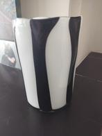 Design vaas zwartwit, Ophalen, Zwart, Minder dan 50 cm, Glas