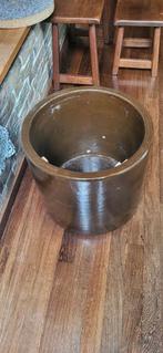 Grote Aardewerk Bloempot, Gebruikt, 40 cm of meer, Rond, Minder dan 40 cm