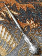 Mooie antieke veterhaak uit Engeland van zilver 18,8 cm., Ophalen of Verzenden, Zilver