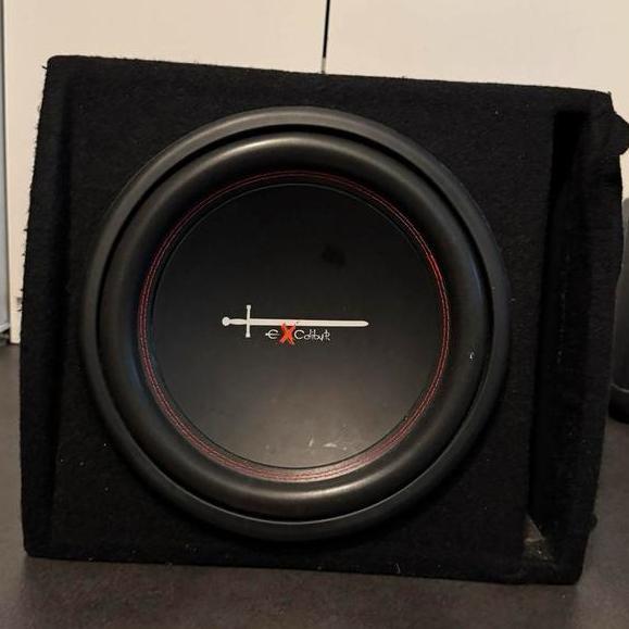 Excalibur Subwoofer + X600.2 Amplifier Set – 1200W, Auto diversen, Autospeakers, Zo goed als nieuw, Ophalen